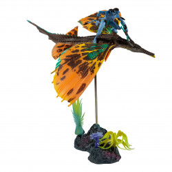 JAKE SULLY & SKIMWING AVATAR LA VOIE DE L EAU FIGURINES DELUXE LARGE