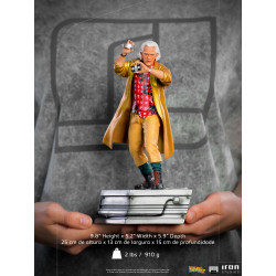 DOC BROWN RETOUR VERS LE FUTUR II STATUE ART SCALE 25 CM