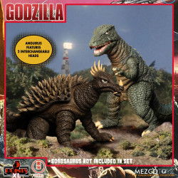 5 POINTS XL DELUXE BOX SET ROUND 1 GODZILLA LES ENVAHISSEURS ATTAQUENT FIGURINES 11 CM