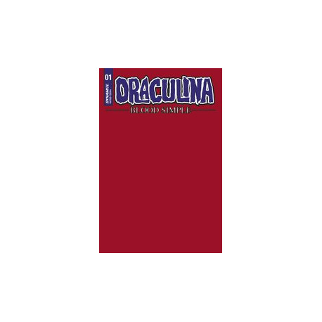 DRACULINA BLOOD SIMPLE 1 CVR F BLOOD RED BLANK AUTHENTIX