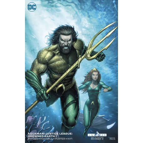 AQUAMAN JUSTICE LEAGUE DROWNED EARTH 1 VAR ED