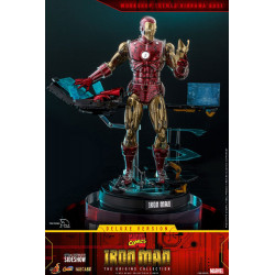 IRON MAN MARVEL THE ORIGINS COLLECTION COMIC MASTERPIECE FIGURINE DELUXE VERSION 33 CM