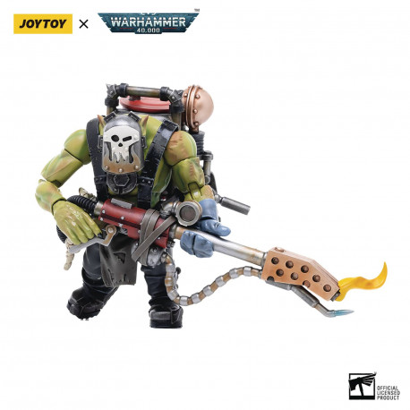 BURNA BOY RAGROB JOYTOY WH 40K ORK KOMMANDOS ACTION FIGURE 15 CM
