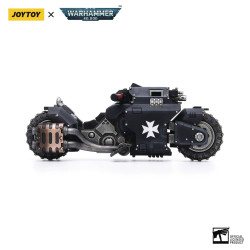 RAIDER PATTERN COMBAT BIKE JOYTOY WH 40K BLACK TEMPLARS OUTRIDERS ACTION FIGURE 10 CM