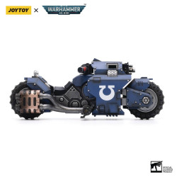 BLUE RAIDER-PATTERN COMBAT BIKE JOYTOY WH 40K ULTRAMARINES OUTRIDERS 10 CM