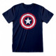 MARVEL CAPTAIN AMERICA SHIELD DISTRESSED T-SHIRT TAILLE XL