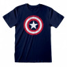 MARVEL CAPTAIN AMERICA SHIELD DISTRESSED T-SHIRT TAILLE M