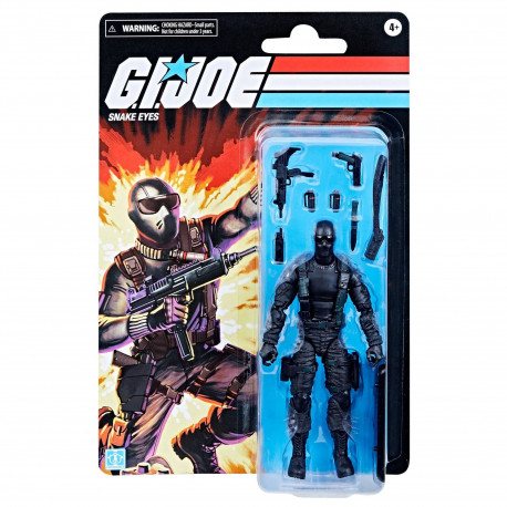 SNAKE EYES G I JOE RETRO COLLECTION FIGURINE 15 CM