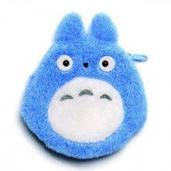 PORTE-MONNAIE PELUCHE TOTORO BLEU - MON VOISIN TOTORO