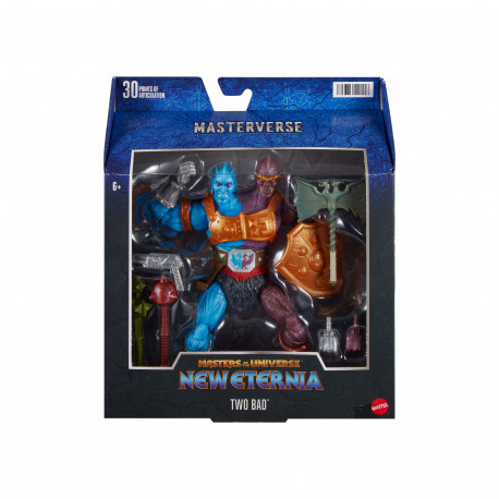 TWO BAD MASTERS OF THE UNIVERSE NEW ETERNIA MASTERVERSE FIGURINE 20 CM