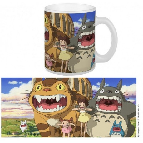 TOTORO AND NEKOBUS GHIBLI MUG