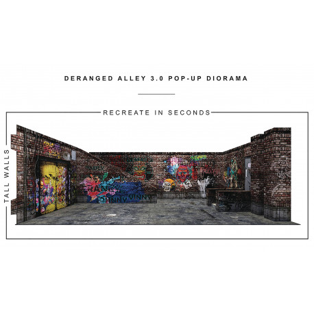 DERANGED ALLEY 3 POP UP EXTREME SETS 1 12 SCALE DIORAMA