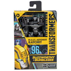 N E S T AUTOBOT RATCHET TRANSFORMERS 3 LA FACE CACHEE DE LA LUNE BUZZWORTHY BUMBLEBEE FIGURINE 11 CM