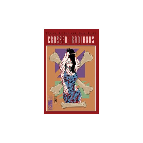CROSSED BADLANDS ART DECO BAG SET C 5CT 