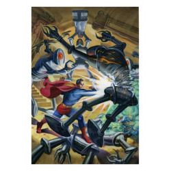 SUPERMAN 3 CVR F STEVE RUDE SUPERMAN CARD STOCK VAR