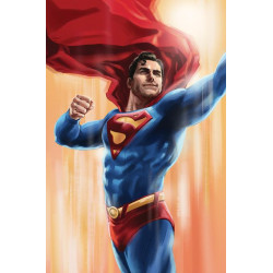 ACTION COMICS 1054 CVR D IBRAHIM MOUSTAFA SUPERMAN CARD STOCK VAR