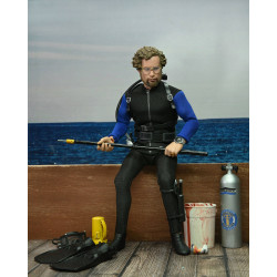 CLOTHED MATT HOOPER SHARK CAGE LES DENTS DE LA MER FIGURINE 20 CM