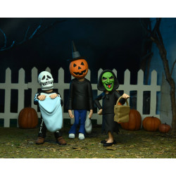 PACK 3 FIGURINES TOONY TERRORS TRICK OR TREATERS HALLOWEEN 3 LE SANG DU SORCIER 15 CM