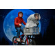 ELLIOTT AND E T ON BICYCLE E T L EXTRA-TERRESTRE FIGURINE 13 CM
