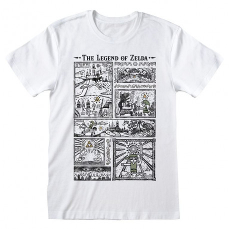 ZELDA DRAWINGS NINTENDO T-SHIRT TAILLE M