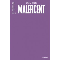DISNEY VILLAINS MALEFICENT 1 CVR F BLANK AUTHENTIX