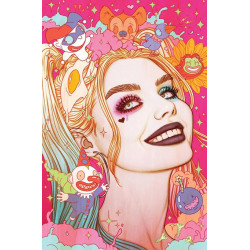 HARLEY QUINN 30 CVR B JENNY FRISON CARD STOCK VAR