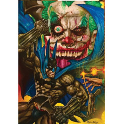 BATMAN THE JOKER THE DEADLY DUO 7 OF 7 CVR B SIMON BISLEY BATMAN JOKER CARD STOCK VAR MR 