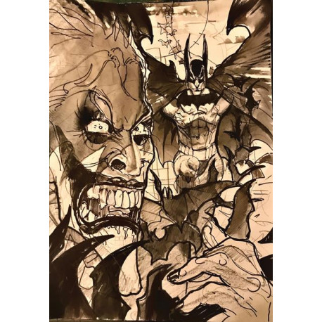 BATMAN THE JOKER THE DEADLY DUO 7 OF 7 CVR C SIMON BISLEY JOKER BATMAN CARD STOCK VAR MR 