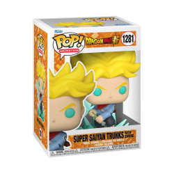 SS TRUNKS WITH SWORD DRAGON BALL SUPER FIGURINE POP ANIMATION VINYL 9 CM