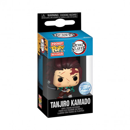 TANJIRO DEMON SLAYER KIMETSU NO YAIBA PORTE-CLES POCKET POP VINYL 4 CM
