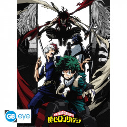 STAIN VS ELEVES MY HERO ACADEMIA AFFICHE 52 X 38