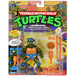 LEONARDO WITH STORAGE SHELL ACTION FIGURE 10 CM