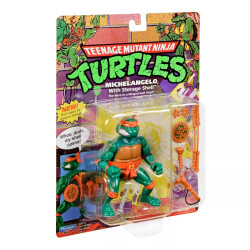 MICHELANGELO WITH STORAGE SHELL ACTION FIGURE 10 CM