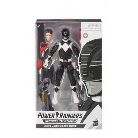 BLACK RANGER POWER RANGERS LIGHTNING COLL MMPR ACTION FIGURE 15 CM