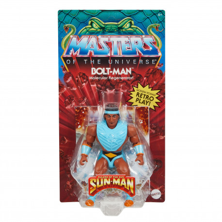 BOLT-MAN MASTERS OF THE UNIVERSE ORIGINS FIGURINE 14 CM