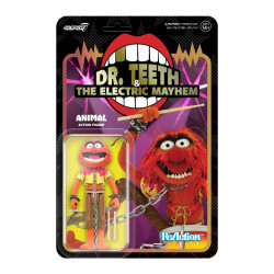 ANIMAL MUPPETS ELECTRIC MAYHEM BAND W1 REACTION FIGURINE 10 CM