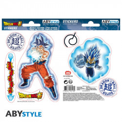 SONGOKU ET VEGETA STICKERS DRAGON BALL SUPER