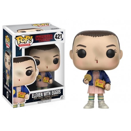 ELEVEN WITH EGGOS STRANGER THINGS POP! TELEVISION VYNIL FIGURE