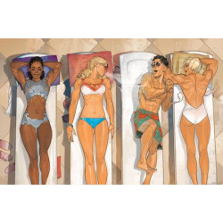 ACTION COMICS 1056 CVR F OTTO SCHMIDT SWIMSUIT 2 CARD STOCK VAR