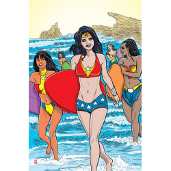 WONDER WOMAN 800 CVR G MICHAEL ALLRED SWIMSUIT CARD STOCK VAR