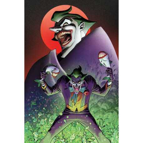 BATMAN THE ADVENTURES CONTINUE SEASON THREE 6 OF 8 CVR C GUILLEM MARCH VILLAIN CARD STOCK VAR