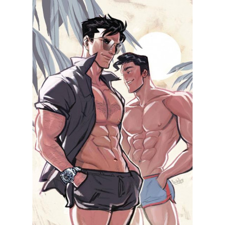 BATMAN SUPERMAN WORLDS FINEST 16 CVR D BABS TARR SWIMSUIT CARD STOCK VAR