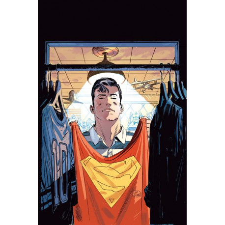 SUPERMAN LOST 4 OF 10 CVR B LEE WEEKS CARD STOCK VAR