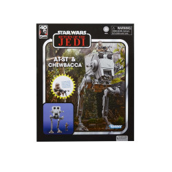 AT-ST ET CHEWBACCA STAR WARS EPISODE VI VINTAGE COLLECTION VEHICULE AVEC FIGURINE 10 CM