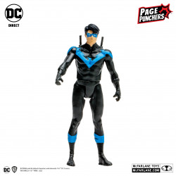 NIGHTWING DC REBIRTH DC DIRECT FIGURINE ET COMIC BOOK PAGE PUNCHERS 8 CM