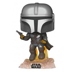 MANDO FLYING W/BLASTER STAR WARS THE MANDALORIAN POP! VINYL FIGURINE 9 CM