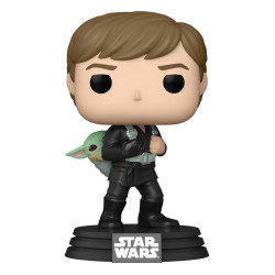 LUKE TRAINING GROGU STAR WARS THE BOOK OF BOBA FETT POP! TV VINYL FIGURINE 9 CM