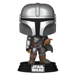 MANDO W/POUCH STAR WARS THE BOOK OF BOBA FETT POP! TV VINYL FIGURINE 9 CM