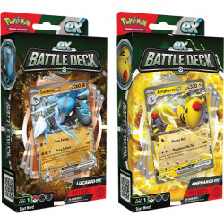 LUCARIO AND AMPHAROS EX BATTLE DECK POKEMON TCG