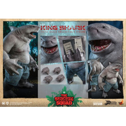 KING SHARK SUICIDE SQUAD FIGURINE MOVIE MASTERPIECE 35 CM